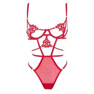 Bluebella Aria Wired Body (Red) Size 32B